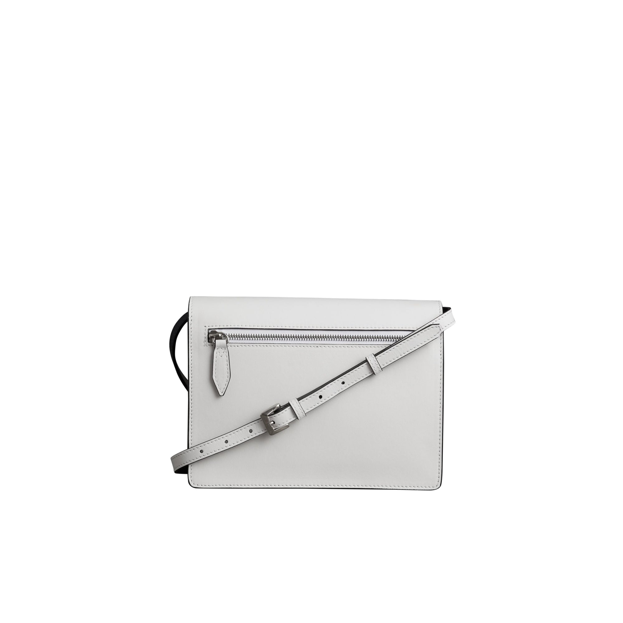 Sac à bandoulière en cuir bicolore - Regency Black & Chalk White