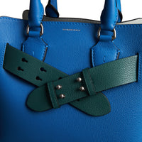 Ceinture en cuir grainé pour petit sac - Sea Green