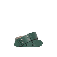 Ceinture du sac The Belt moyen en cuir grainé - Sea Green