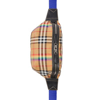 Sac banane moyen à motif Rainbow Vintage Check - Antique Yellow
