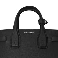 Sac The Baby Banner en cuir à motif Vintage Check - Black
