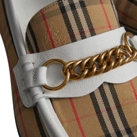 Mocassins The Link à motif check - Off White