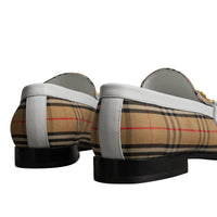 Mocassins The Link à motif check - Off White