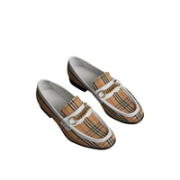 Mocassins The Link à motif check - Off White