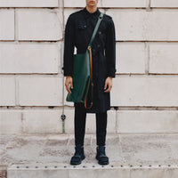 Sneakers montantes en cuir velours - Black & Black