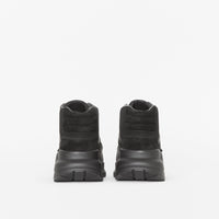 Sneakers montantes en cuir velours - Black & Black