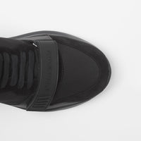 Sneakers montantes en cuir velours - Black & Black