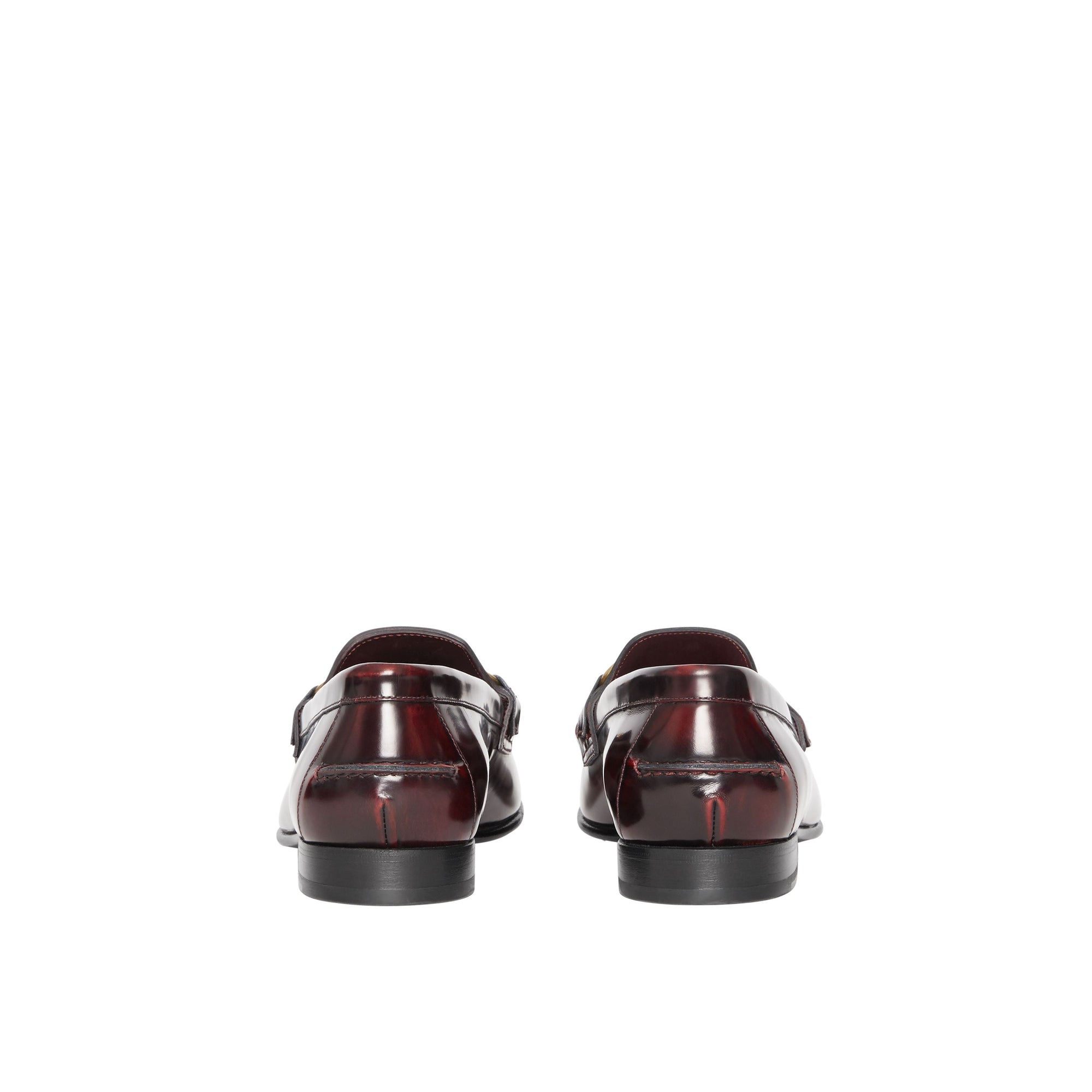 Mocassins The Link en cuir - Bordeaux