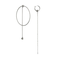 Boucles d'oreilles ovales à détail décoratif - Palladio