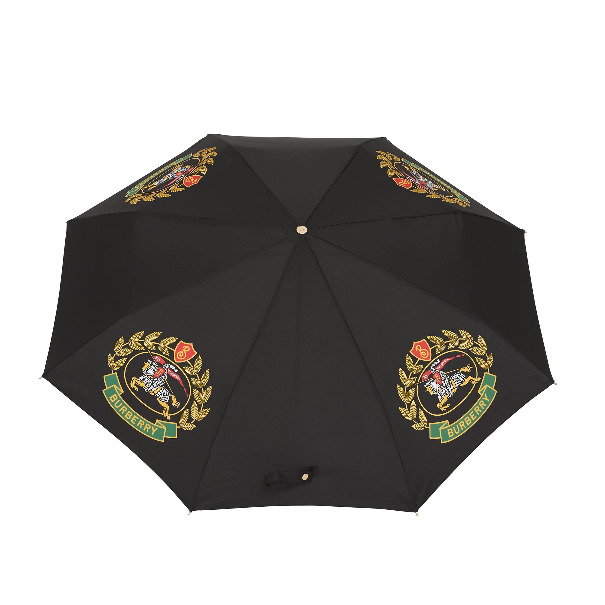 Parapluie à écusson imprimé - Black