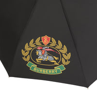 Parapluie à écusson imprimé - Black