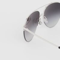 Lunettes de soleil aviateur à double pont - Dark Grey