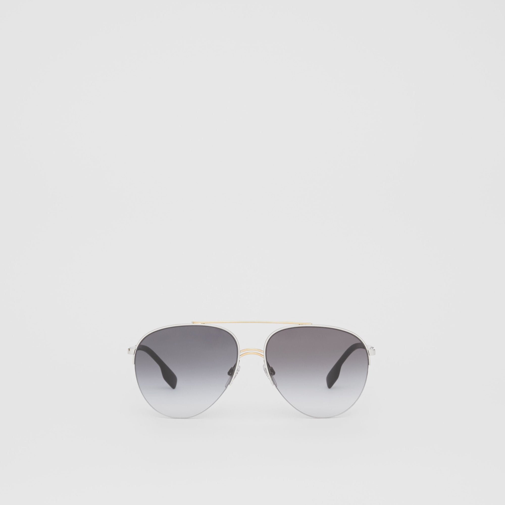 Lunettes de soleil aviateur à double pont - Dark Grey