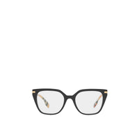 Monture carrée Vintage Check pour lunettes de vue - Black & Beige
