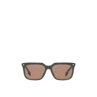 Lunettes de soleil carrées à rayures - Military Green