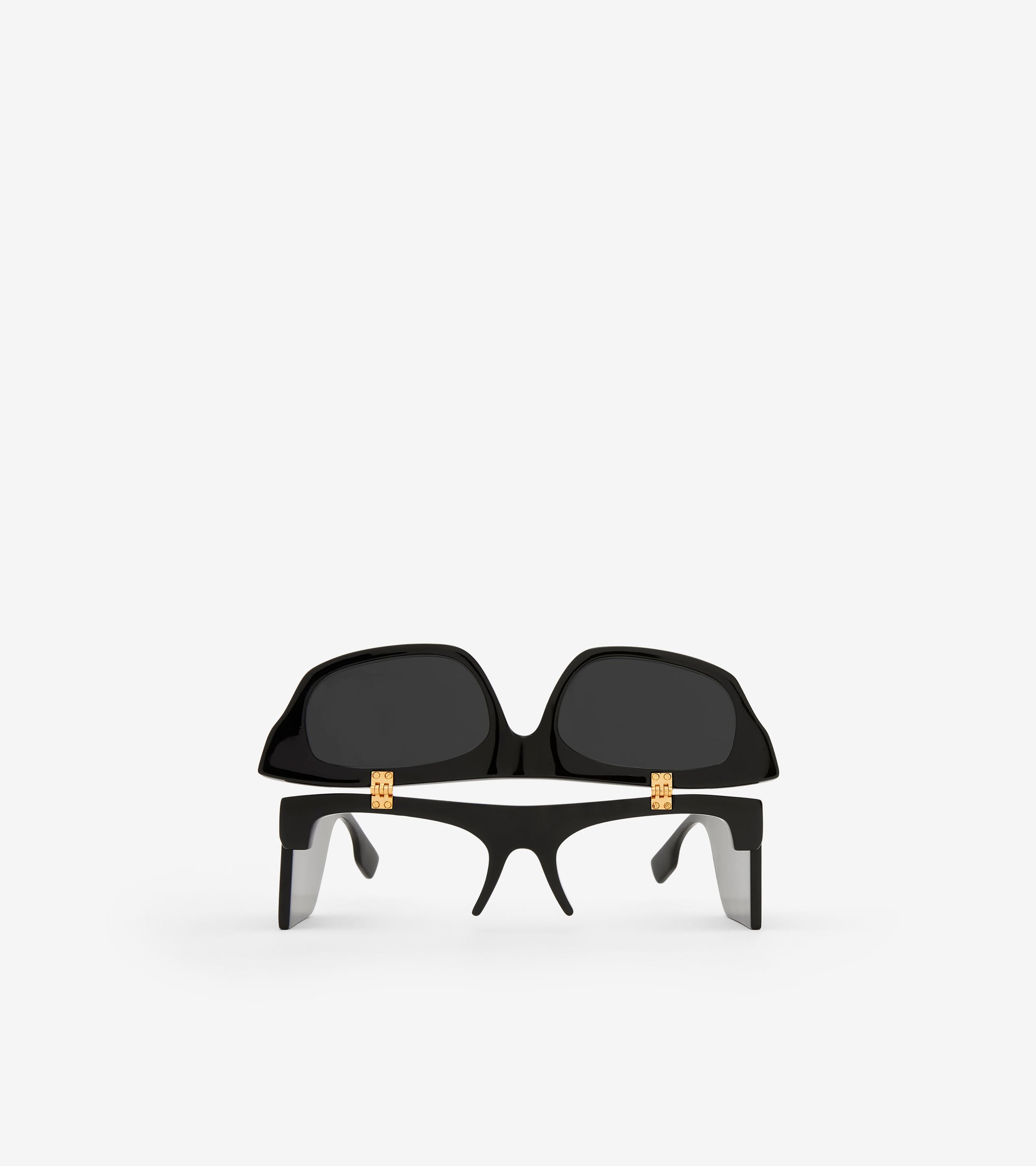 Lunettes de soleil Palmer à monture œil-de-chat - Black & Black