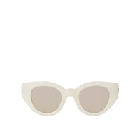 Lunettes de soleil Lola à monture œil-de-chat - Pale Vanilla