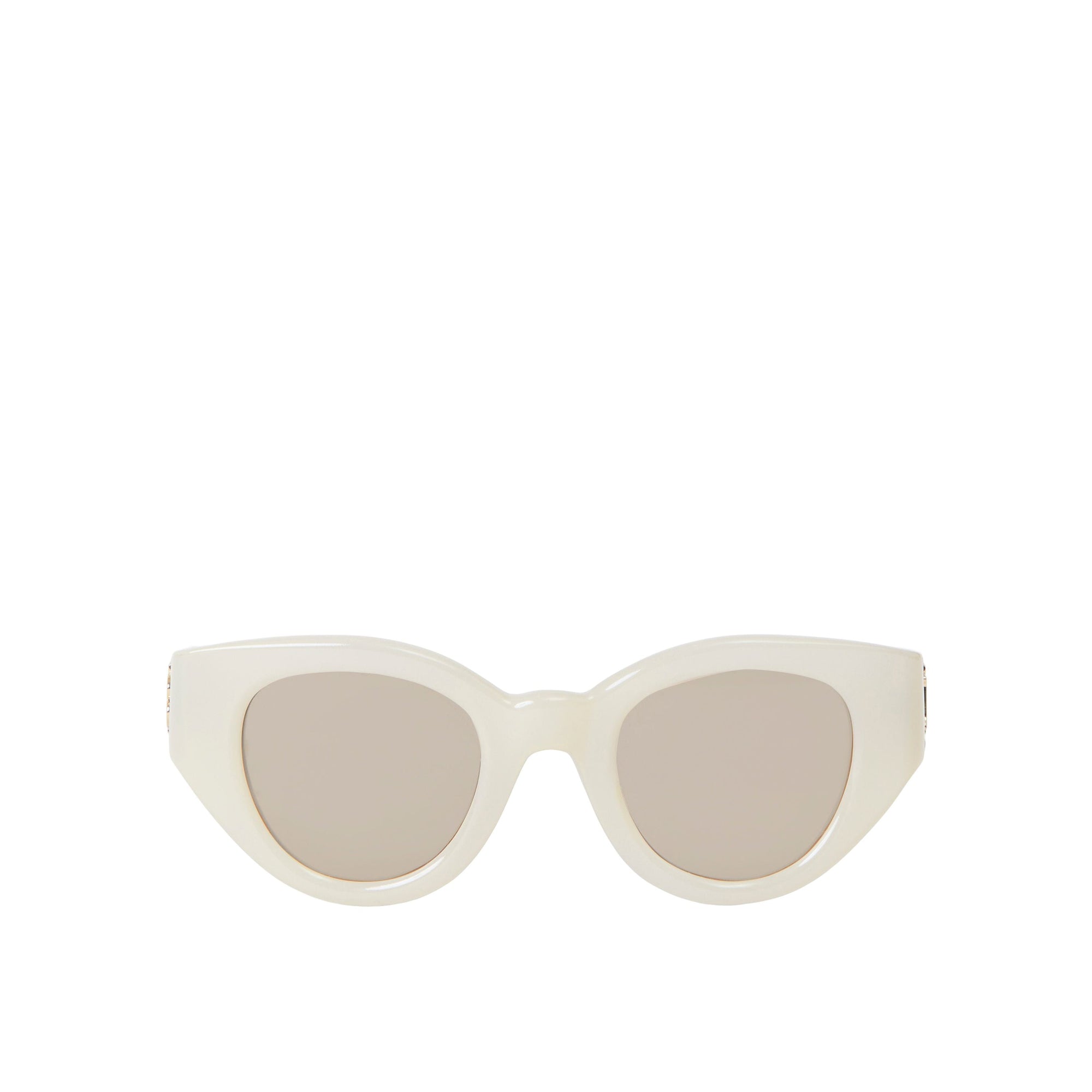 Lunettes de soleil Lola à monture œil-de-chat - Pale Vanilla