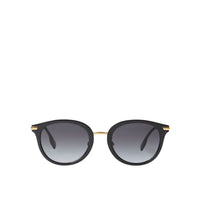 Lunettes de soleil rondes - Black & Light Gold