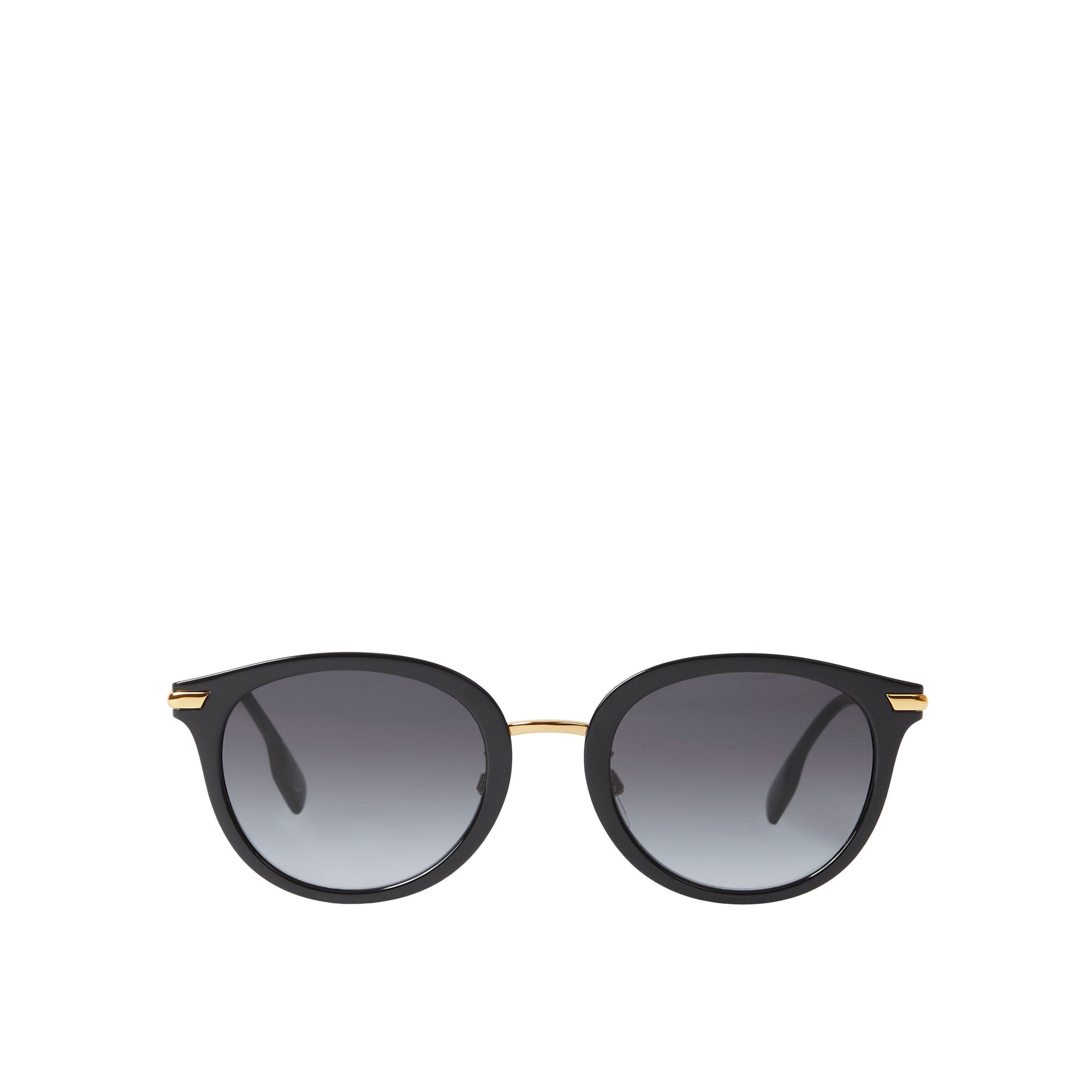 Lunettes de soleil rondes - Black & Light Gold