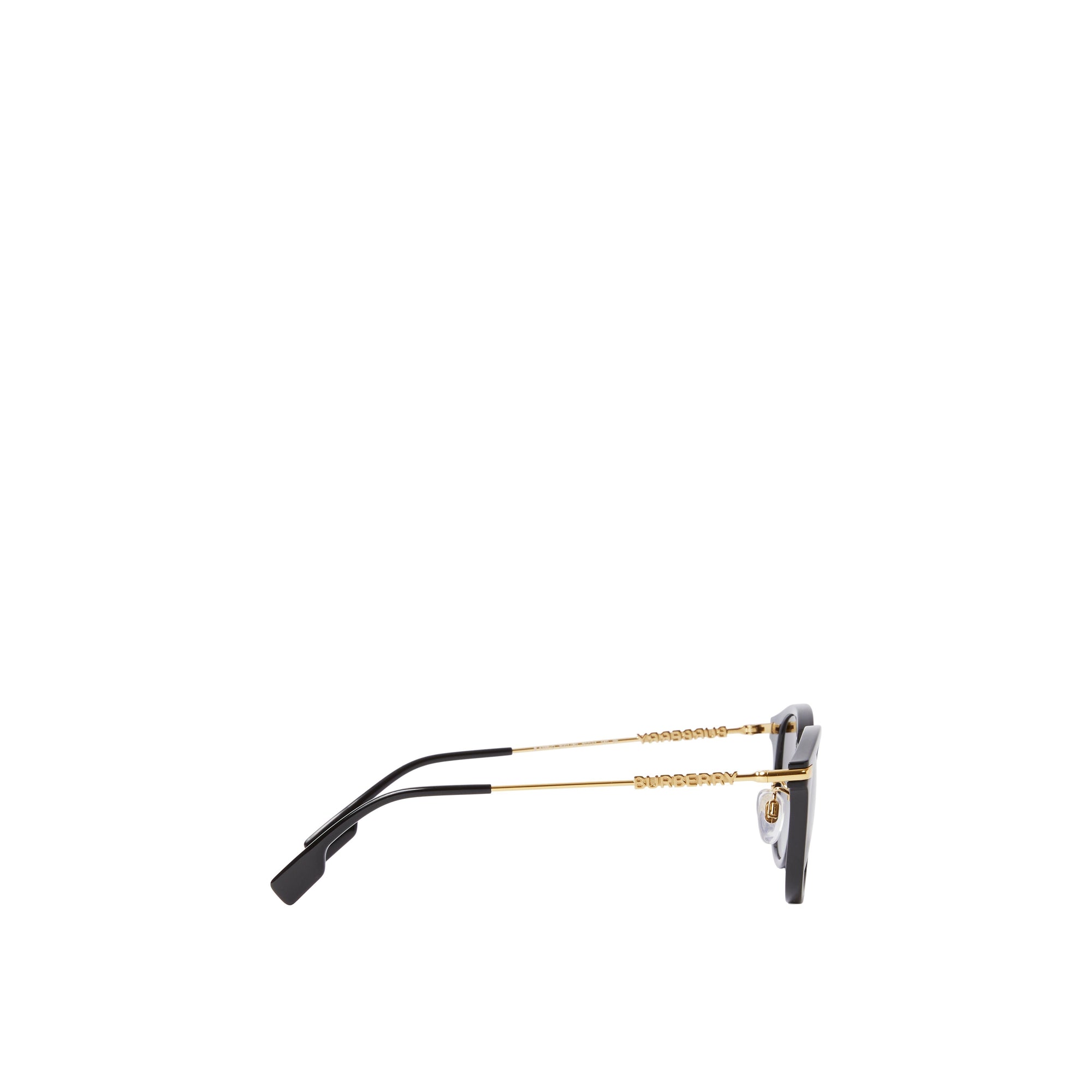 Lunettes de soleil rondes - Black & Light Gold