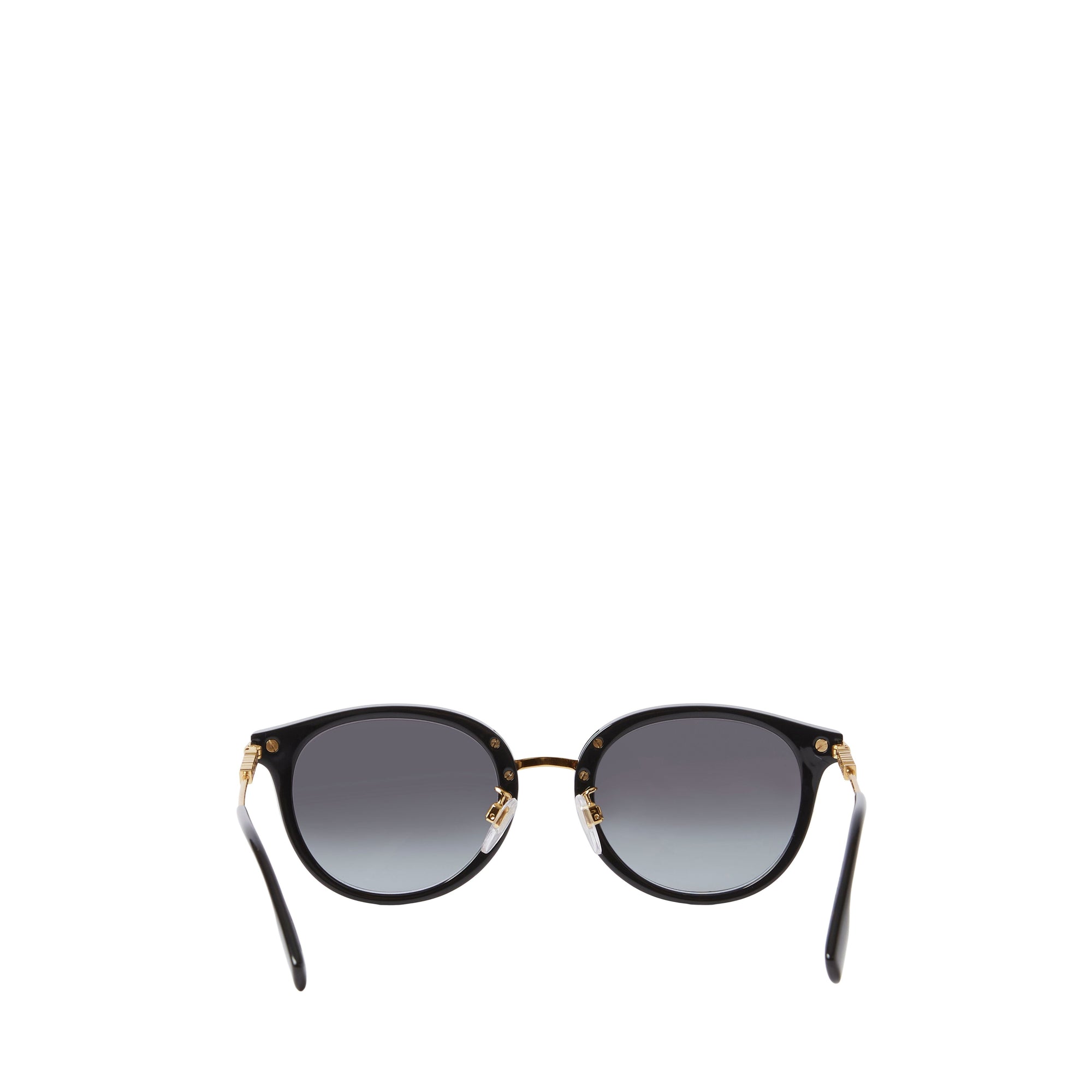 Lunettes de soleil rondes - Black & Light Gold