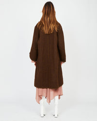 Manteau oversize en Harris Tweed - Khaki