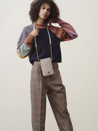 Pull patchwork en laine - Multicolor