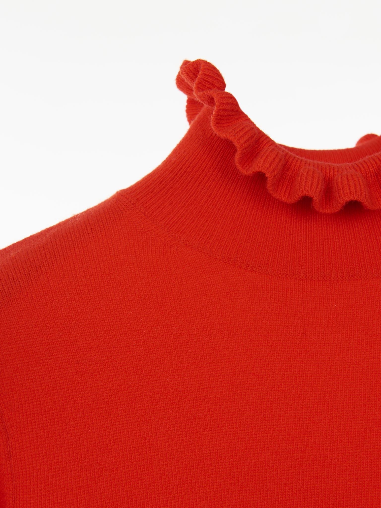 Pull à volants en laine - Loving Orange