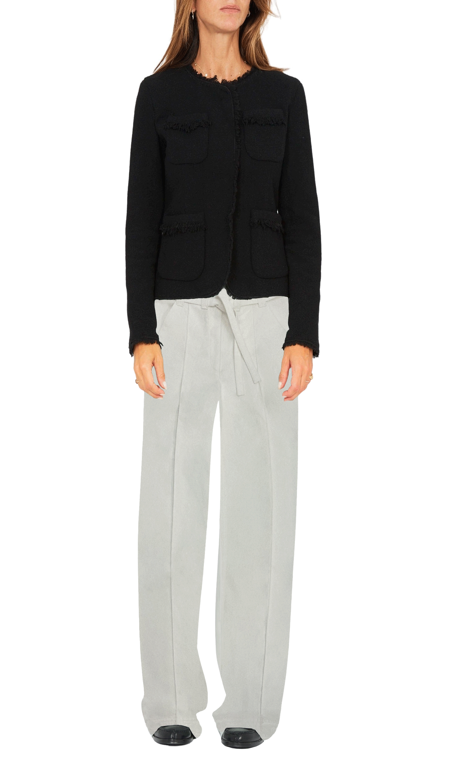 Pantalon droit - Blanc