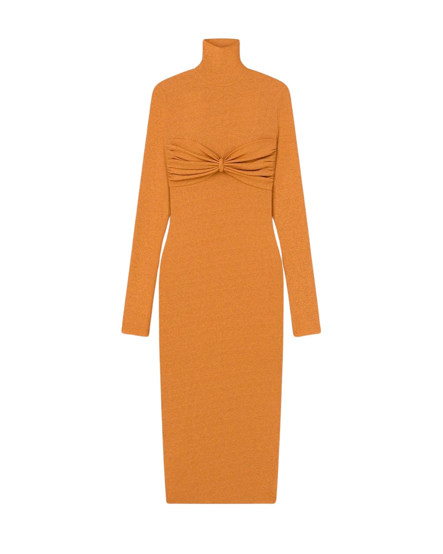 Robe midi Manja en maille - Caramel