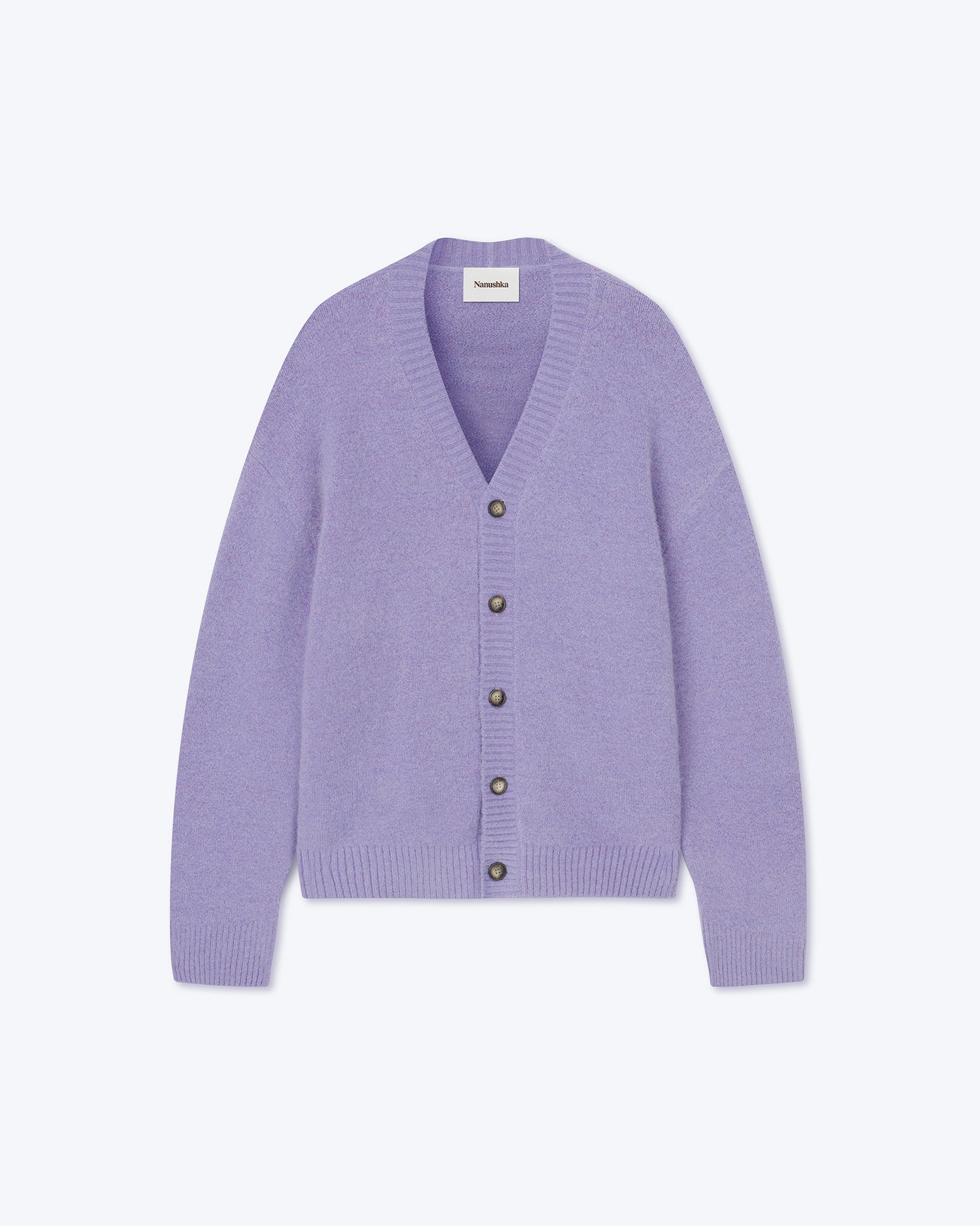 Cardigan Prim brossé - Lilac