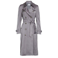 Trench en soie - English Grey