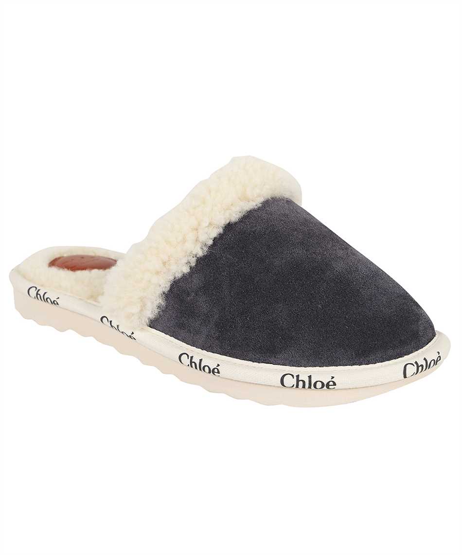 Mules Woody en cuir - Somber Grey