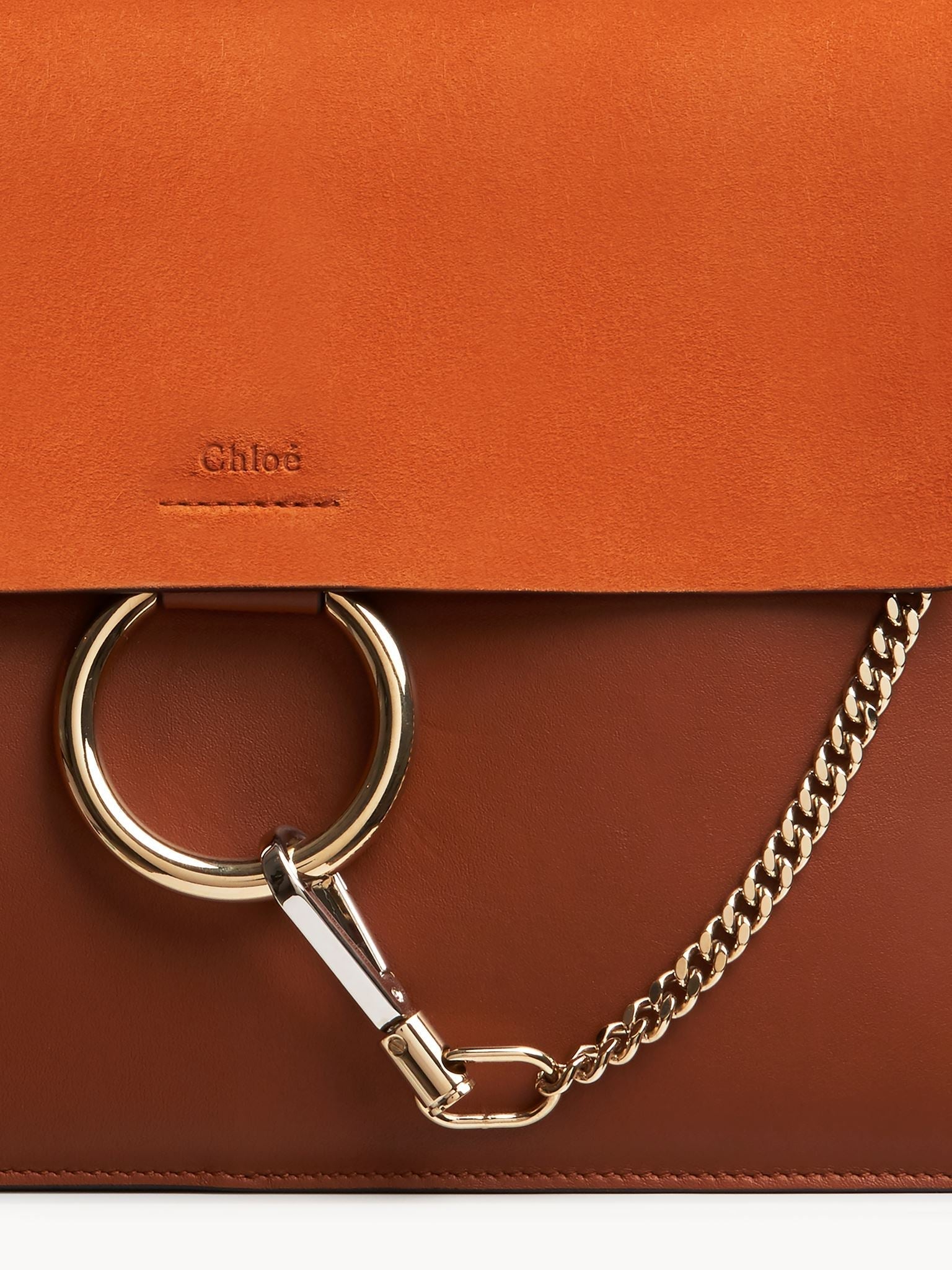 Sac porté épaule Faye en cuir - Classic Tobacco