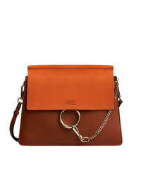 Sac porté épaule Faye en cuir - Classic Tobacco