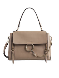 Sac double porté Faye Day en cuir - Motty Grey
