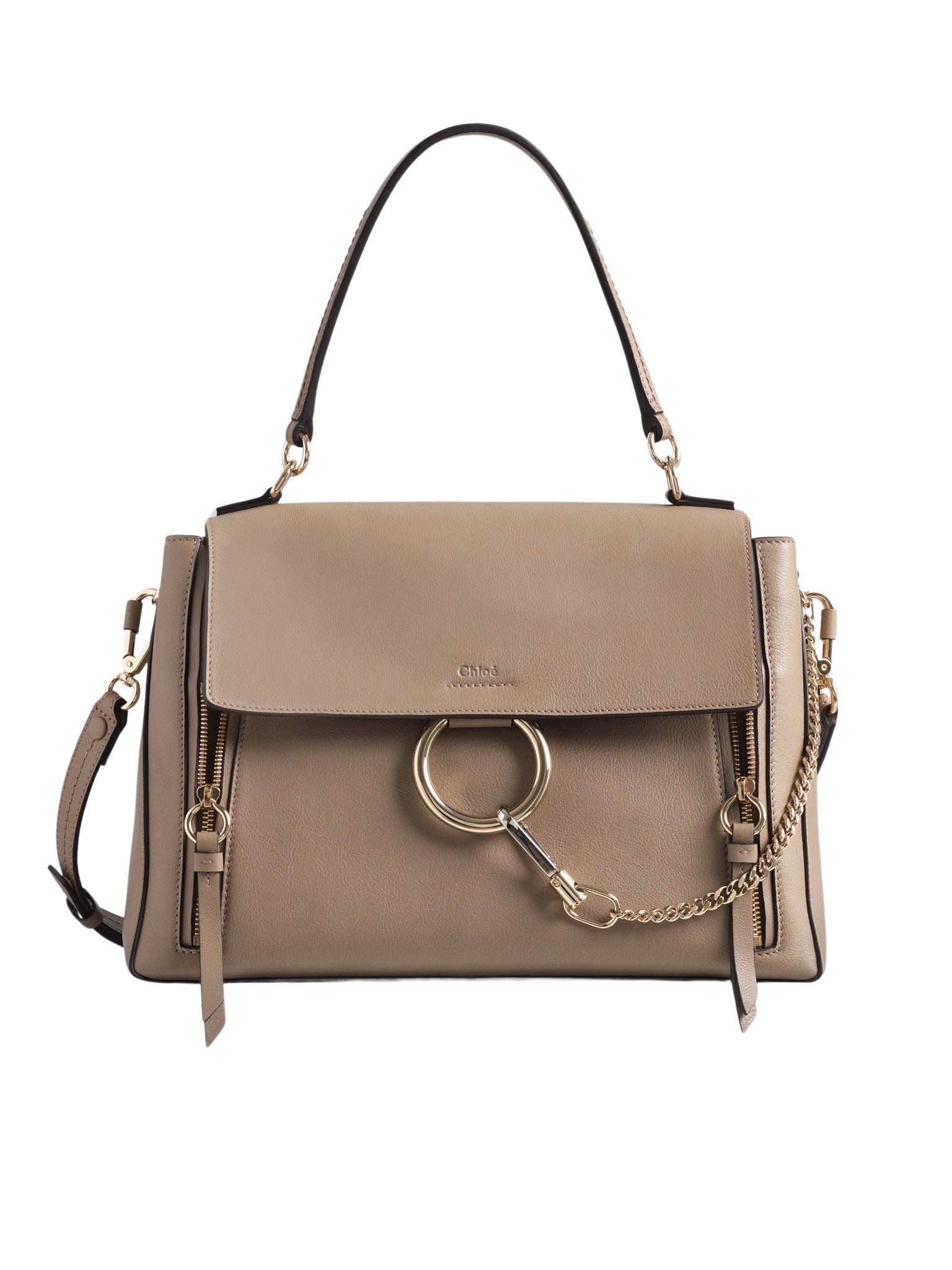 Sac double porté Faye Day en cuir - Motty Grey