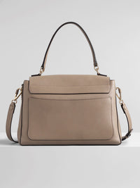Sac double porté Faye Day en cuir - Motty Grey