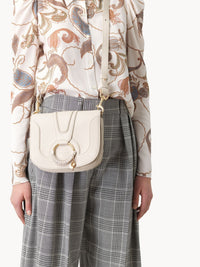 Sac porté épaule Hana en cuir - Cement Beige
