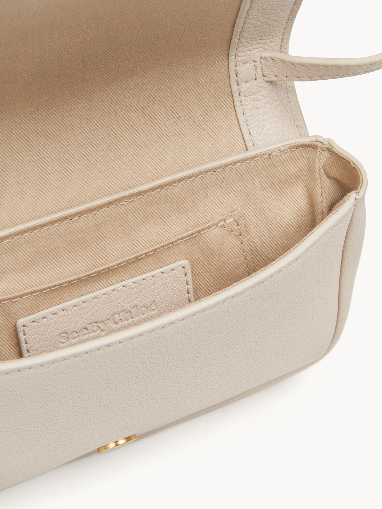 Mini sac Hana en cuir - Light Cement Beige