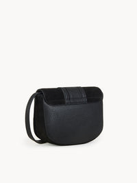 Mini sac Hana en cuir - Black & Velours