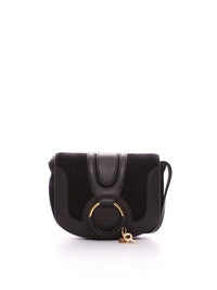 Mini sac Hana en cuir - Black & Velours