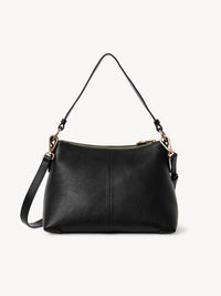 Sac à bandoulière Joan en cuir - Black