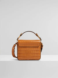 Mini sac Chloé C en cuir - Autumnal Brown