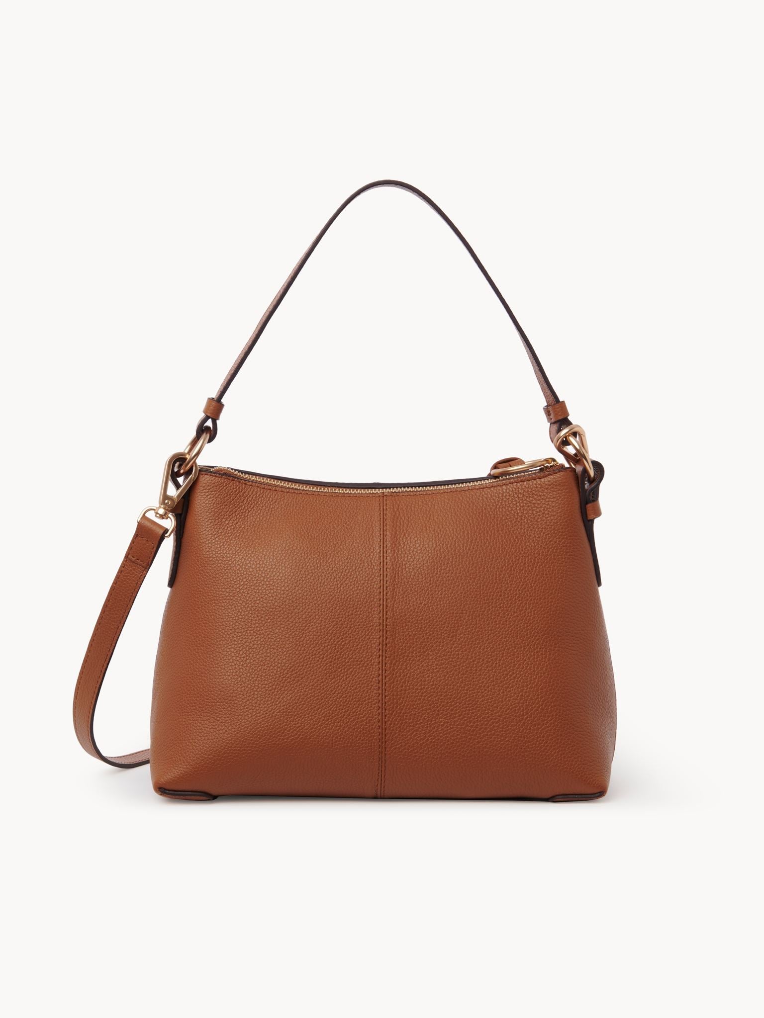 Sac à bandoulière Joan en cuir - Caramello