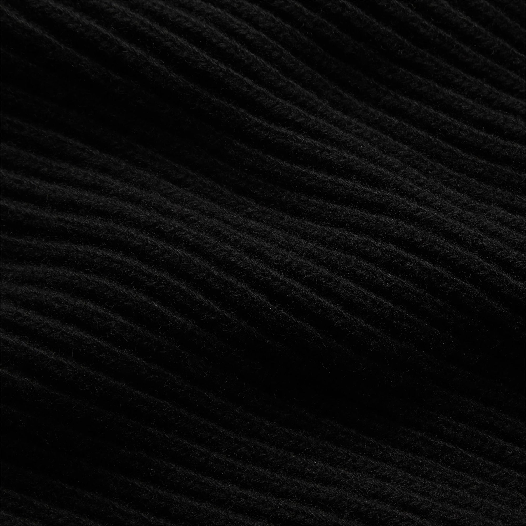 Pull en laine et cachemire à manches bouffantes - Black