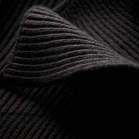 Cardigan en laine et cachemire à manches bouffantes - Black