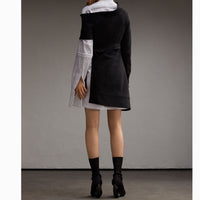 Robe sweat asymétrique - Black