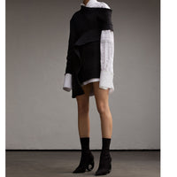 Robe sweat asymétrique - Black
